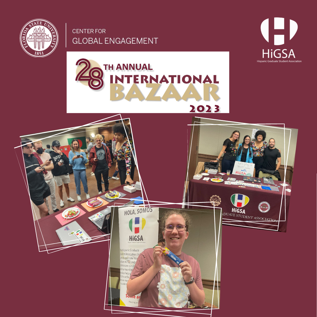 Thank you flyer for the international bazaar